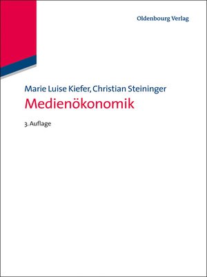 cover image of Medienökonomik